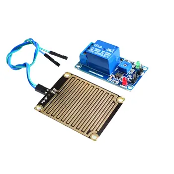 12V Nieve Lluvia, Sensor de Detección del Módulo de la Lluvia Módulo de Humedad Para Arduino, Módulo de Control de Relé de agua de Lluvia sensor de