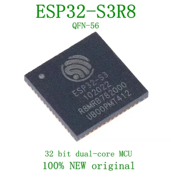 ESP32 - S3R8 QFN - 56 wi-fi bluetooth 5.0 de 32 bits de doble núcleo a 3.3 V MCU chip