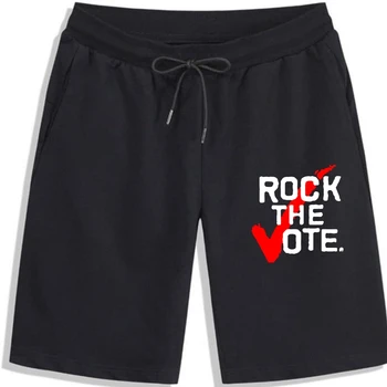 Nueva banda de Rock de La Votación Vintage Retro DE los Hombres pantalones cortos para los hombres pantalones cortos de algodón Puro de verano de Estilo de Verano pantalones Cortos