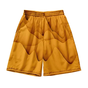 Pantalones Cortos de playa para Hombres y mujeres ropa en 3D de la impresión digital cortos casual tendencia de la Moda par de Pantalones 17