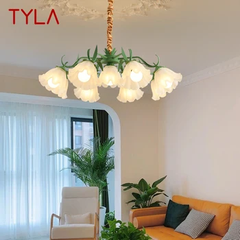 TYLA de Techo LED lámpara de Araña Creativo de Diseño Retro Colgante de Accesorios de la Lámpara de Cuerda Industriales para el Hogar Dormitorio tipo Loft