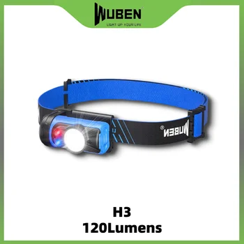 WUBEN H3 LED proyector 120Lumens Con P8 LED de 7 Modos de Trabajo de luz fuerte 360° Ajustable Mini luz De Iluminación Exterior
